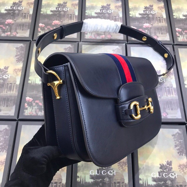 Gucci女包 602204 古馳2020新款女包 Gucci全皮斜挎女包  gqy1163